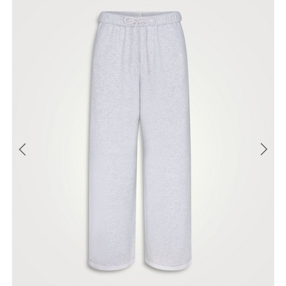Skims Cotton Fleece Classic Straight-Leg Pants